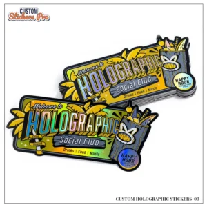 CUSTOMISED PRINTED HOLOGRAPHIC STICKERS