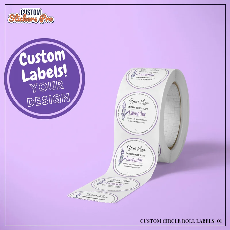 Custom CIRCLE ROLL LABELS 01