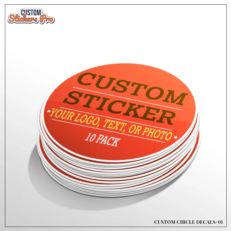 Custom Circle Decals Wholesale