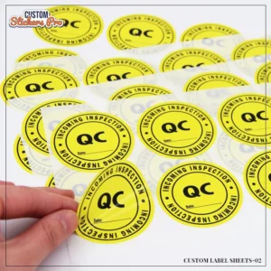 Custom Label Sheets Wholesale