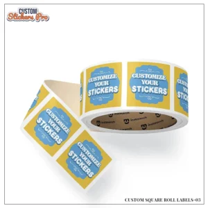 Custom Printed Square Roll Labels