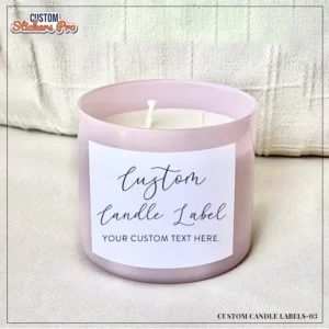 Custom Candle Labels With Logo 03