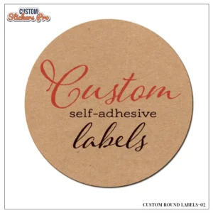 Custom Printed Round Labels 02