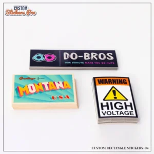 Customized Rectangle Stickers 04