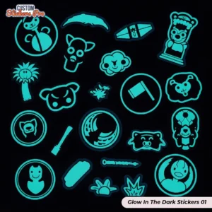 Custom Glow In The Dark Stickers