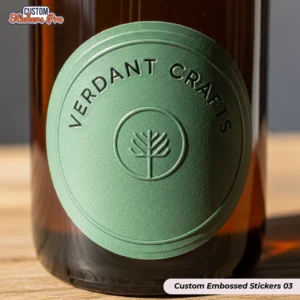 Custom Embossed Stickers Wholesale 03