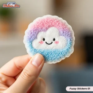 Custom Fuzzy Stickers
