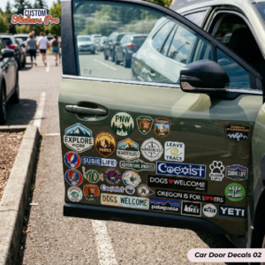Custom Car Door Decals sticker 02